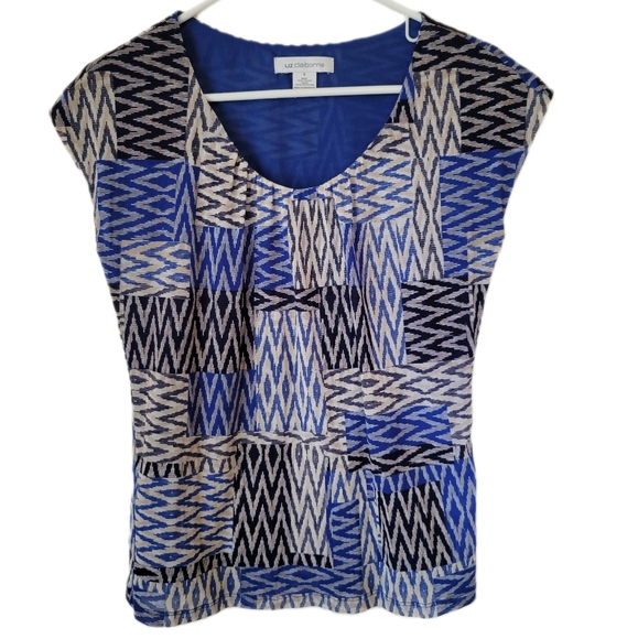 Liz Claiborne Women's Small Top Short Sleeve - Picture 1 of 6